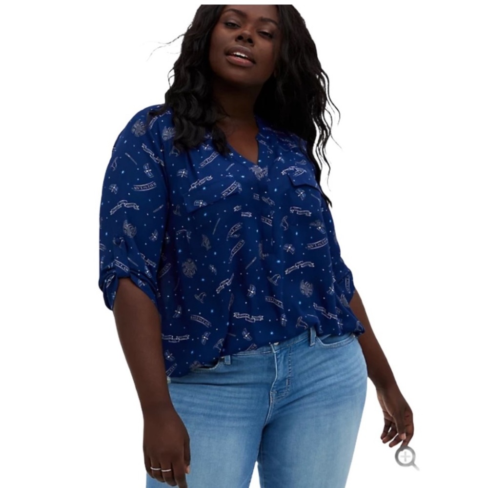 Torrid Harry Potter Ravenclaw blouse 2